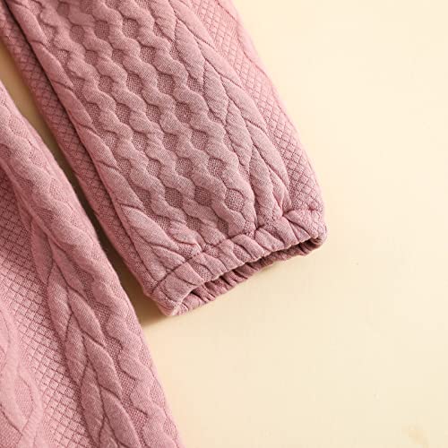 Vestidos infantis para meninas de 1 a 4 anos de idade, bebês, outono, inverno, algodão sólido, manga