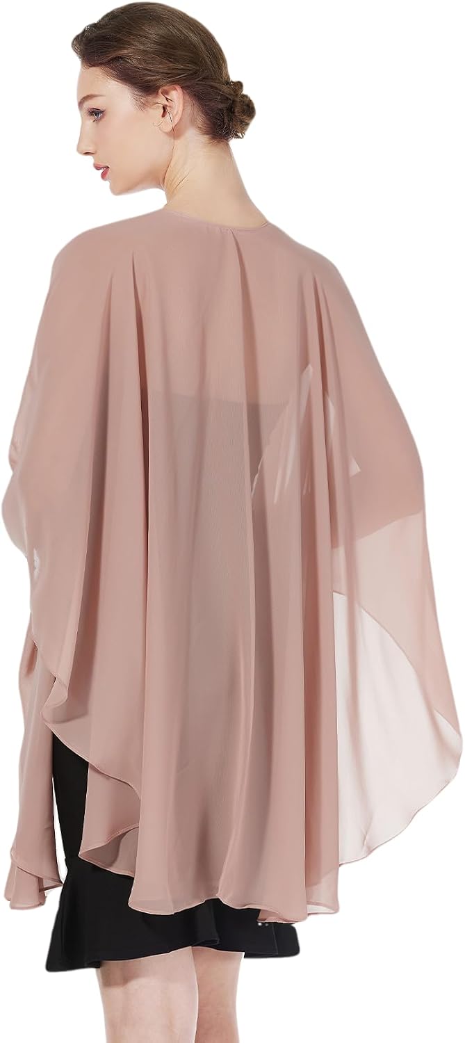 Summer Shawls and Wraps for Women Evening Dresses Bridal Wedding Lightweight Party Travel Chiffon Scarf