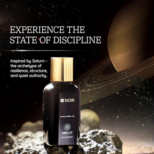 Image of NOIR Eau de Parfum for Men & Women | Smoky Woody Fragrance with Cedarwood & Birch | Long Lasting Perfume | 25% Oil Concentration | 70ml