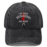 I'm Your Huckleberry - Say When Mens Baseball Hats Golf Hats for Women's Quick Dry Caps Sun Visor Hat