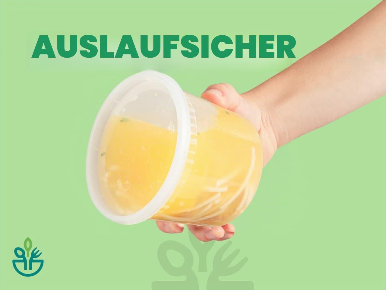 JoyServe Deli Lebensmittelbehälter mit Deckel, luftdichte Kunststoff-Lebensmittelaufbewahrung für Mitnehmen, Mahlzeitvorbereitung, To-Go, Suppe, Gefrierbehälter mit 36 Deckeln, BPA-frei,