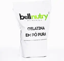 Gelatina Pura Natural Sem Sabor E Incolor 500g