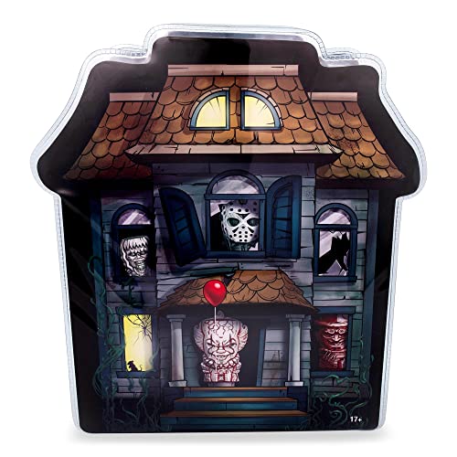 Geeki Tikis Horror Mini Muglets 4-Pack | Includes Regan, Jason Voorhees, Pennywise, Freddy Krueger | Tumbler Cocktail Glasses For Home Barware Set | Coffee Cups For Espresso, Lattes | Scary Movie Gift #TOP2