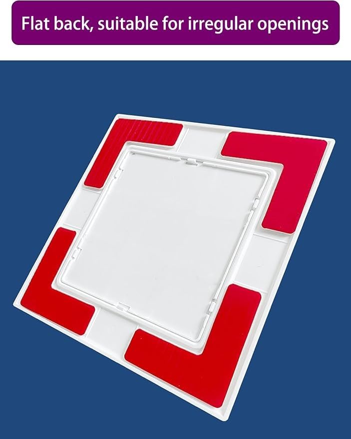 Panel de acceso autoadhesivo 20x30 cm tapa de registro pintable para paneles de yeso 2
