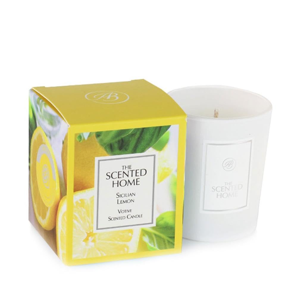 ASHLEIGH & BURWOOD Sicilian Lemon Filled Votive Candle