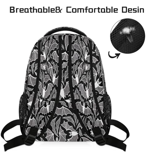 Mochila escolar ligera con compartimento para laptop de 15.6" 4