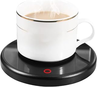 Mug Warmer - Electric Beverage Thermostat Coaster - Mug Warmer for Desk - for Table Kitchen Apartment Dormitory Tea Drink Cafe
