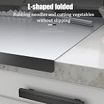 Stainless Steel Cutting Board for Kitchen Counter 304 Stainless Steel Cutting Plate 15.8 X 13.8 Inch Lipped Stainless Steel Cutting Board for Cutting Vegetables, Fruits, Meat,Bread
