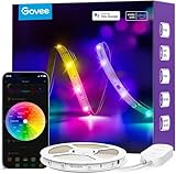 Govee RGBIC Alexa LED Strip Light 16.4ft, Smart WiFi LED Lights Work with Alexa and Google...