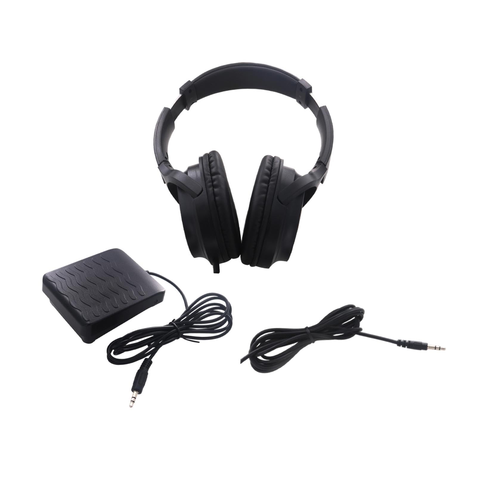 Pedal de Sustain Eléctrico Y Auriculares. Práctico, Robusto, Universal Y Profesional.