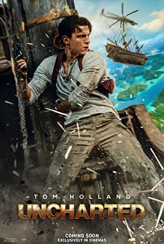 Poster Uncharted 6 en toile idée cadeau originale pour fan de cinéma d'action