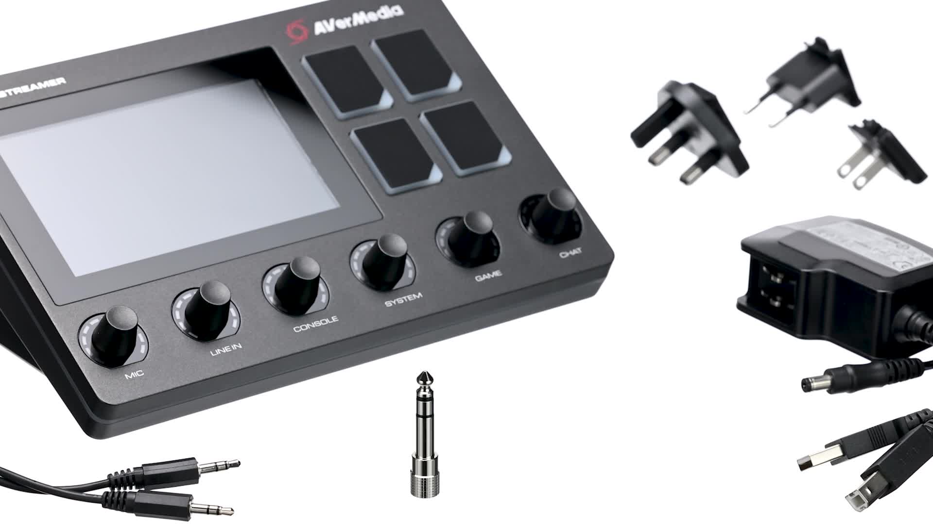 AVerMedia Live Streamer AX310 - Creator Control Centre, Six Track