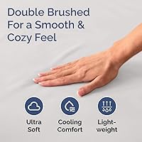 Vista 96 de King Fitted Bed Sheet - Bottom Single Fitted Sheet Only - Ultra-Soft Hotel Luxury Bedding w/ 8-16 Inch Deep Pockets - Breathable, Cooling & Wrinkle