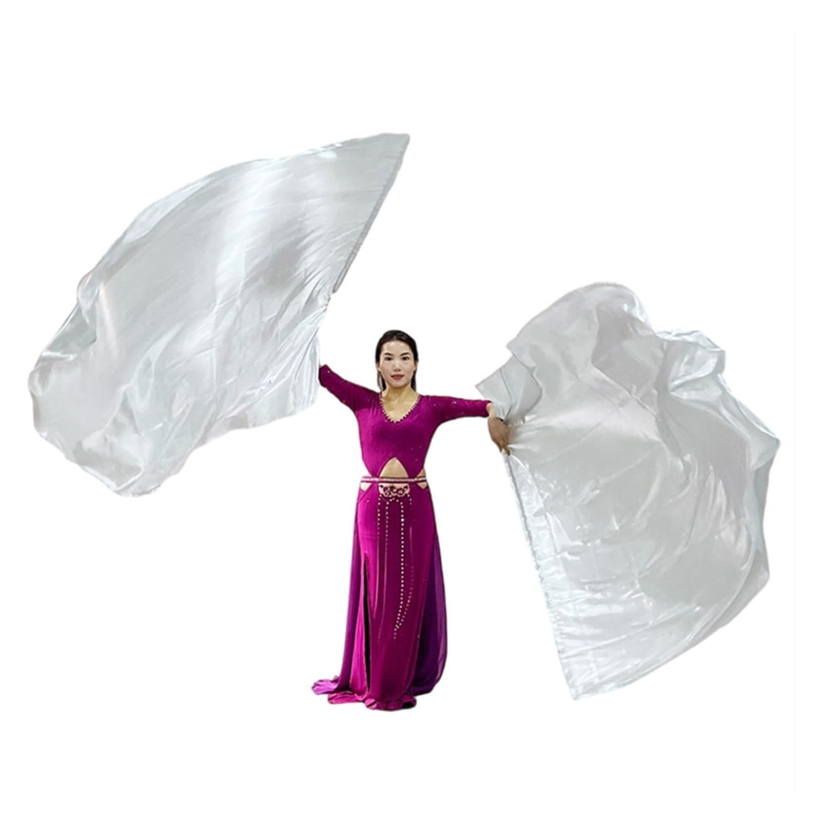 Halbkreisförmige metallische Lobpreisfahne aus Polyester | Mehrfarbig, 140 x 140 cm, 1/2 Stück Anbetungs-Lobfahne(Pink,140x140cm-1pcs)