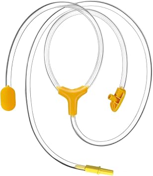 Replacement Tubing Compatible with Medela Pump in Style Hands-Free Breast Pump, Connects Pump in Style MaxFlow to Hands-Free Collection Cups BPA-Free