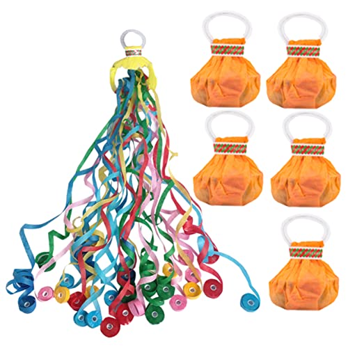 NAMOARLY 6piezas Serpentinas De Coloridas Para Mano Accesorios De Fiesta y Decoración Para Cumpleaños Bodas y