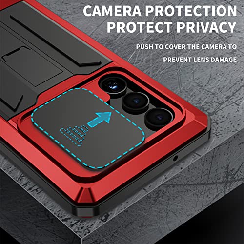 Coque de protection Samsung S23 Plus métallique blindée avec vitre écran intégrée - 2