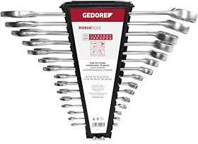 Jogo de Chave Combinada 15 Peças 6mm a 32mm Gedore Red