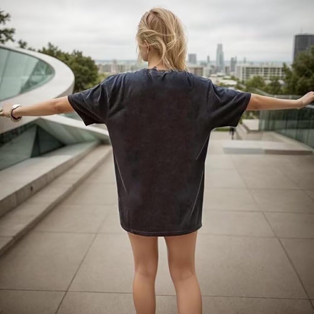 Oversized Tshirts Cute Tops for Women Shark Flower Graphic Tees Tops Summer Casual Loose Beach Vacation Shirts - Image 3