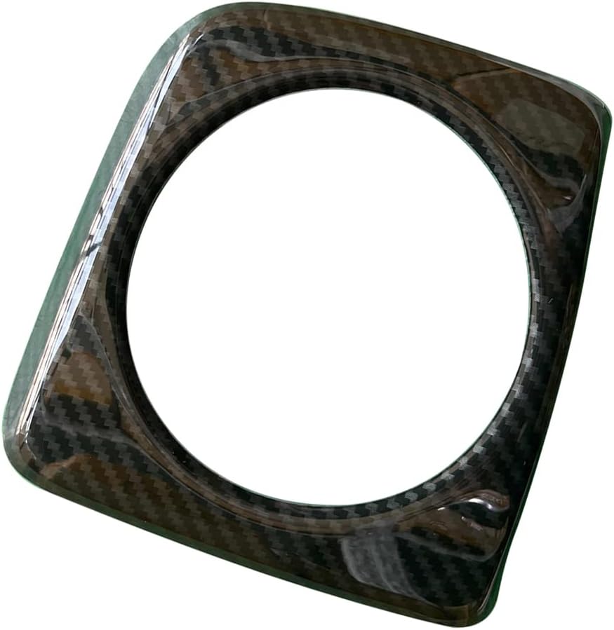 beler Carbon Fiber Style Interior Console Gear Shift Panel Cover Trim Frame Fit for Honda Civic 2006-2011 at