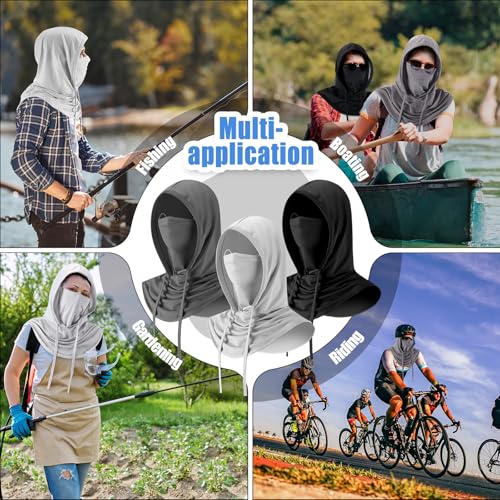 Image of Frienda 6 /9 /12 Pcs Balaclava Ski Mask UV Protection Hood Breathable Full Head Mask Face Cover for Men Women Cycling Fishing