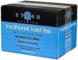 Stash Tea Traditional Black Tea 1 Ounce Iced Tea Brew Bags (Pack of 24) Individual Black Tea Bags for Use in Teapots Mugs or Cups, Brew Hot Tea or Iced Tea