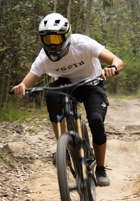 Mountain Bike Shorts, Bicycle Shorts for Men, Water Repellent - Image 3