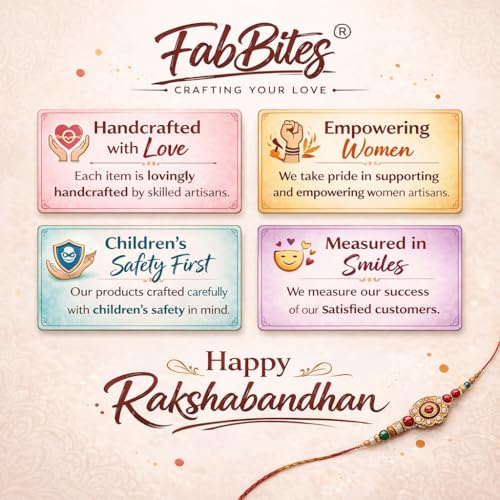 Image of Fabbites Rakhi and Lumba Set for Bhaiya Bhabhi, Designer Premium Peacock Evil Eye Rakhi for Brother and Bhabhi with Rakshabandhan Greeting Card,Tilak,Chawal for Bhai n Sister in Law
