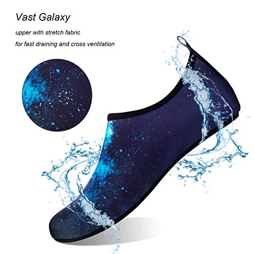 Image of WateLves Water Shoes for Womens Mens Barefoot Quick-Dry Aqua Socks for Beach Swim Surf Yoga Exercise New Translucent Color Soles