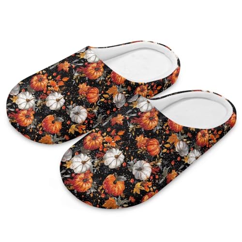 Christmas Home Slipper Cozy Fuzzy Bedroom Flats Shoes Plush Warm Indoor House Slippers for Women Men2