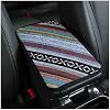Car Center Console Cover,Boho Car Accessories Car Armrest Box Pad for Comfortable Support,Universal Armrest Cover for Car Truck SUV Center Console,Car Decorations Interior Aesthetic Armrest cover-A