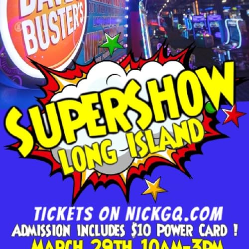 Episode 69 - SUPERSHOW Dave & Busters Coming MARCH 29th LONG ISLAND COMIC CON Convention - NICKGQ Comics and Coffee Show