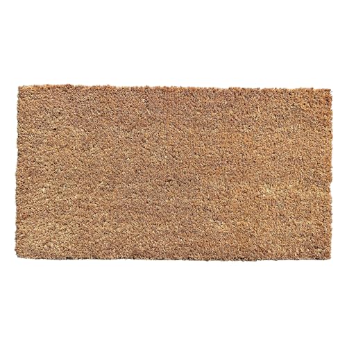 Felpudo de Coco Natural 40 x 70 cm | Felpudo Entrada para casa | Felpudo Antideslizante para Interior y Exterior | Alfombrilla de Coco (40 x 70 cm)