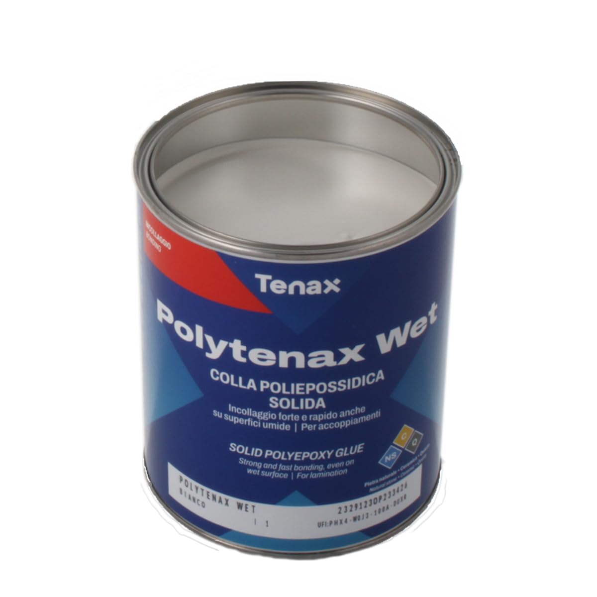 Tenax Polytenax Wet colle poly-époxy solide blanc 1 l