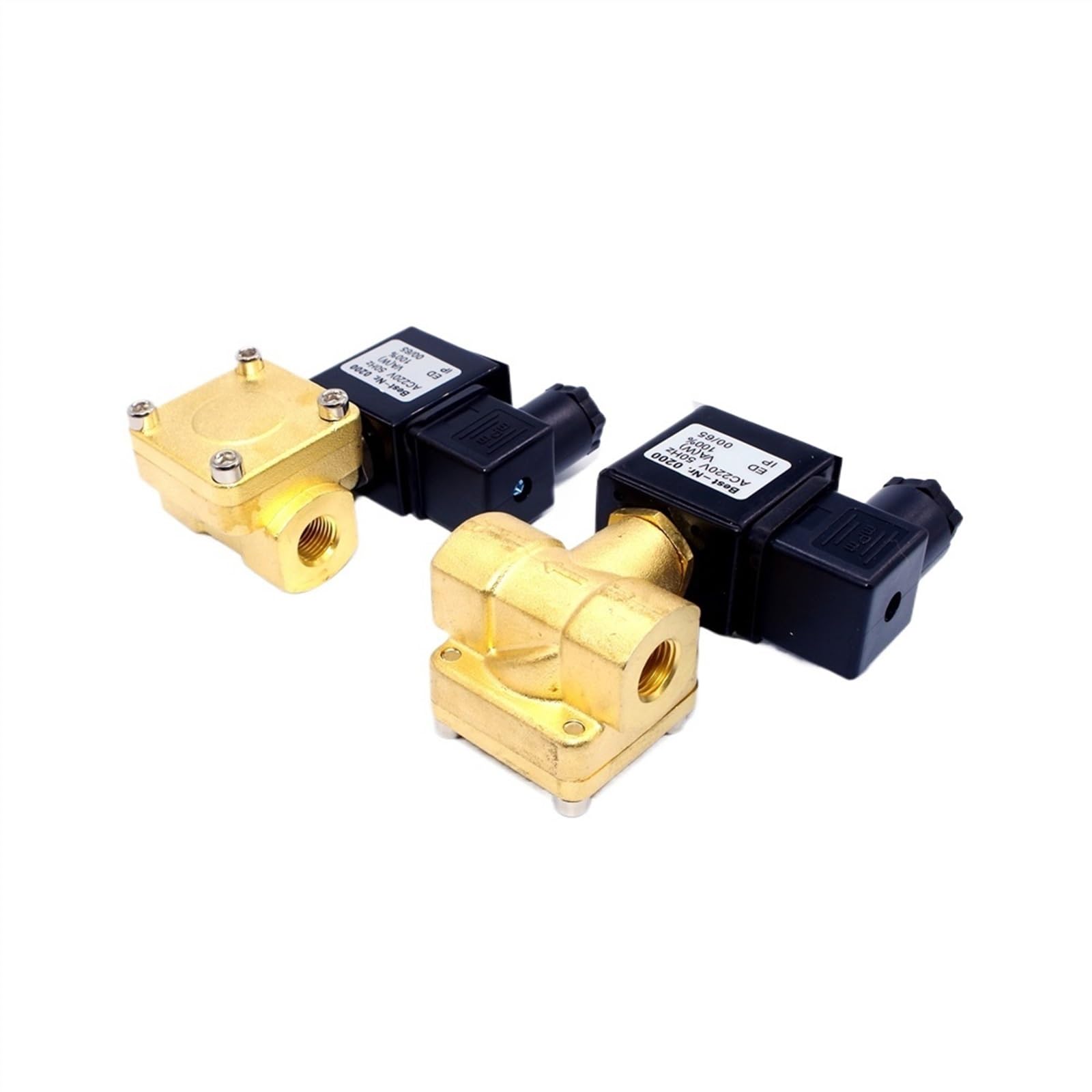 VSPPJYFG Brass Normally Closed Water Electric Solenoid Valve 24v 1/2" 3/4" for Medium Temperature 16nar(BSP-12VDC,0.75 Inch)