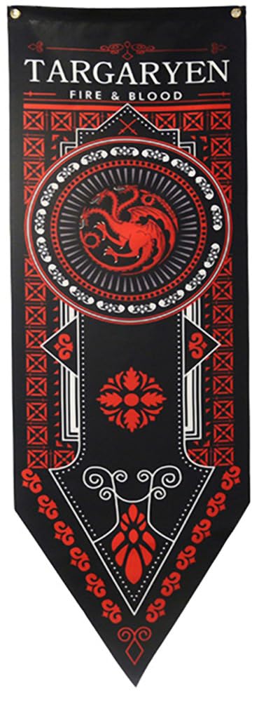 game thrones house of the dragon - game thrones GOT house banner 151X47CM