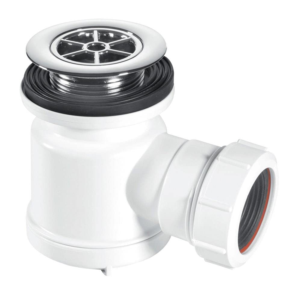 Mcalpine Stw3-R 19Mm Water Seal Shower Trap 70Mm In Chrome
