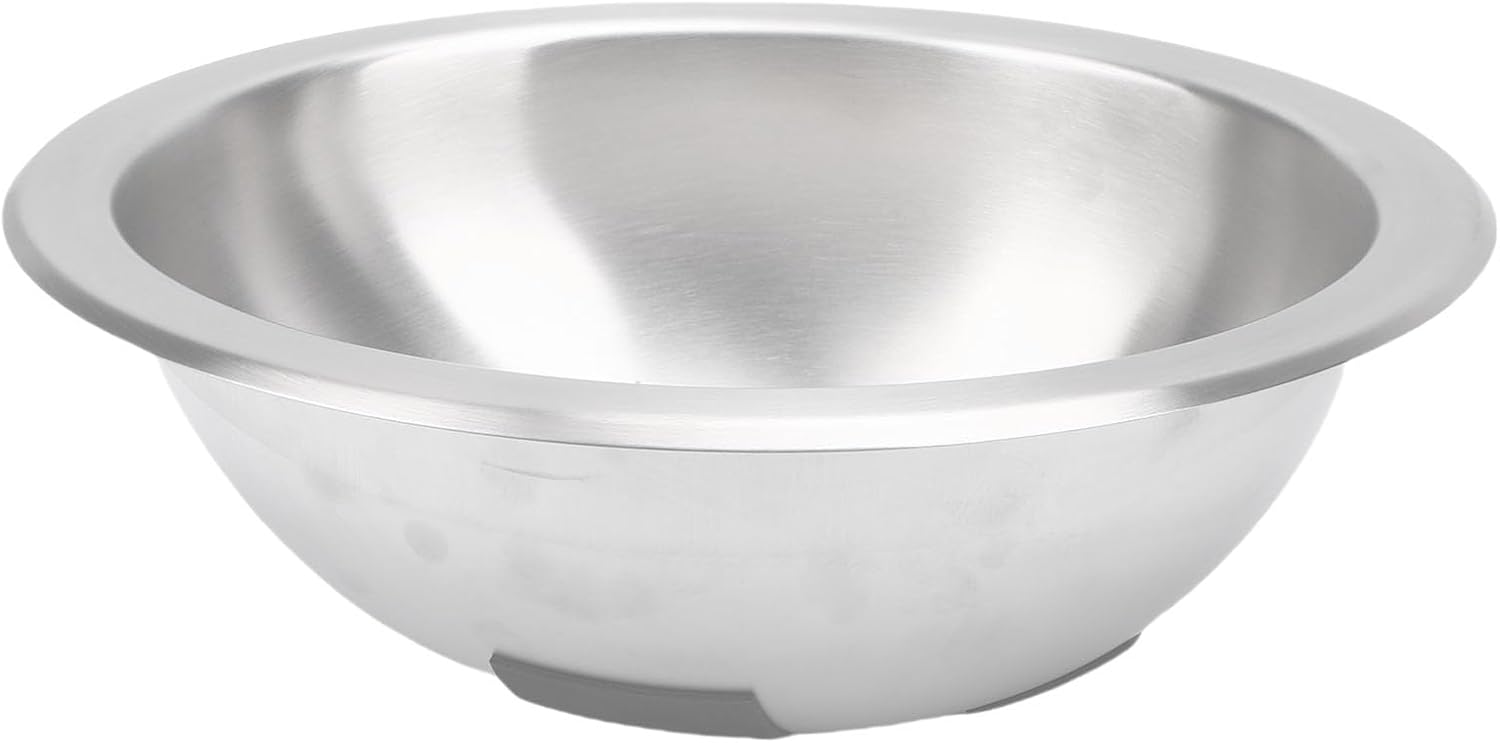 Round Stainless Steel Sink, 304 Stainless Steel RV Kitchen Sink with Drainer and 1.5m Hose for Cars Boats Yachts RVs 13.23x10.63x4.72in