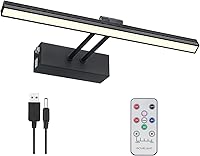 Vista 11 de FUNCHDAY Luz para Cuadros, Luces de Arte a Batería para Pared, Luz Inalámbrica con Control Remoto para Pinturas con Temporizador y Regulable