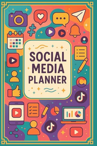 Social Media Planner: 6-Month Social Media Planning and Tracking Tool for Influencers, Content Creators, and Business Owners | Includes Content ... Daily Templates, and Growth Analytics