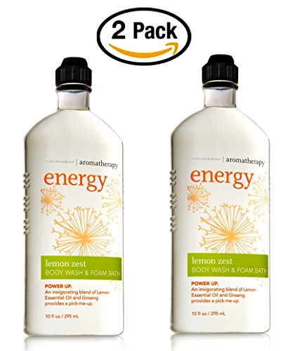 Bath and Body Works Lemon Zest Body Wash and Foam Bath Set of 2