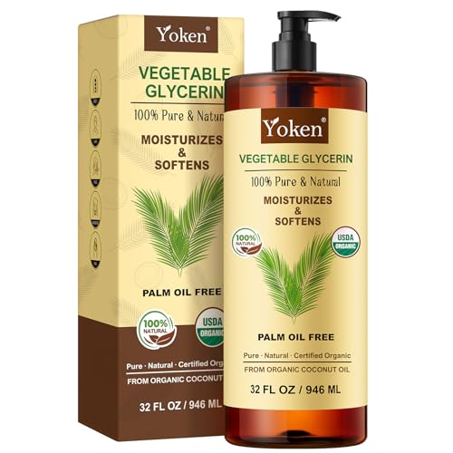 Yoken Glycerin Vegetable Glycerine 32 fl oz, Liquid...