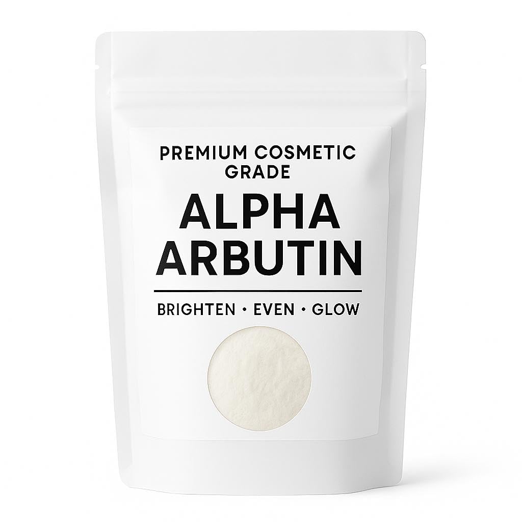 Premium Cosmetic Grade Alpha Arbutine Powder: Brighten, Even, Glow - Ideal for DIY Serums & Creams