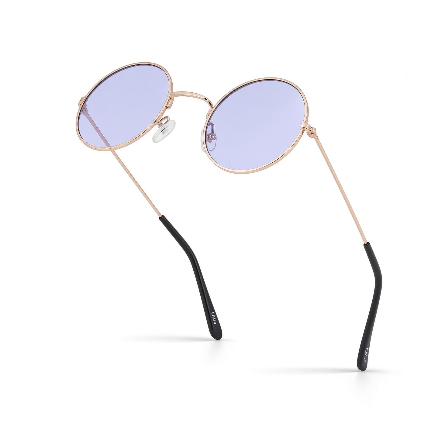 Ultra Adults Retro Round Classic Style Sunglasses For Mens And Women Uv400 - Purple
