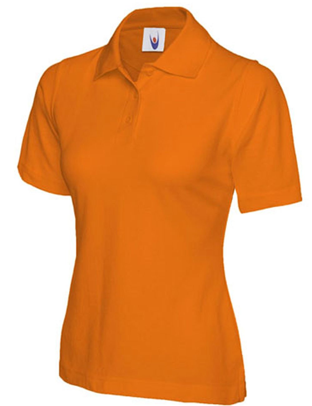 247Polo Women's Orange Premium Pique Polo Shirt (Uk 18-20, )