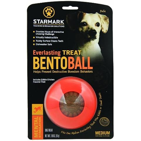 Starmark Everlasting Bento Ball for Dogs, Medium Cover