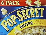 Pop-Secret Popcorn, Butter, 3.2oz, 6-Count Package of 2 boxes with 6 bags each box