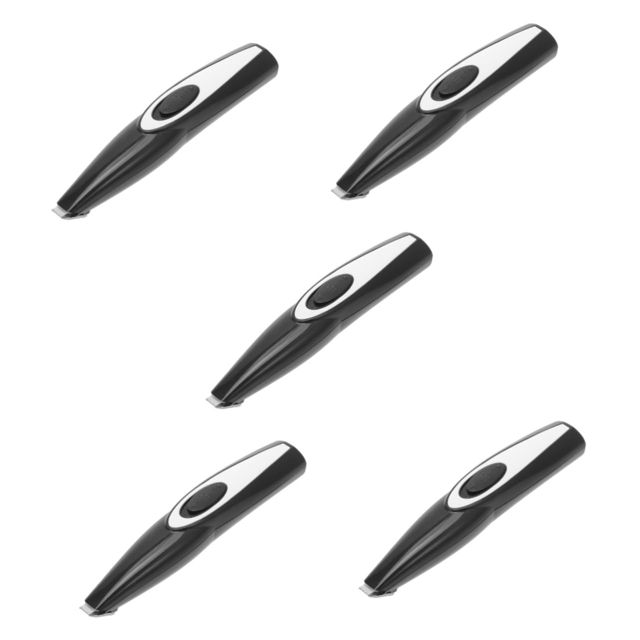 BESPORTBLE 5piezas Cortadora Eléctrica Usb Para Mascotas Recargable Para Cara Patas y Orejas De Perros y Gatos y Práctica Azul y Negro