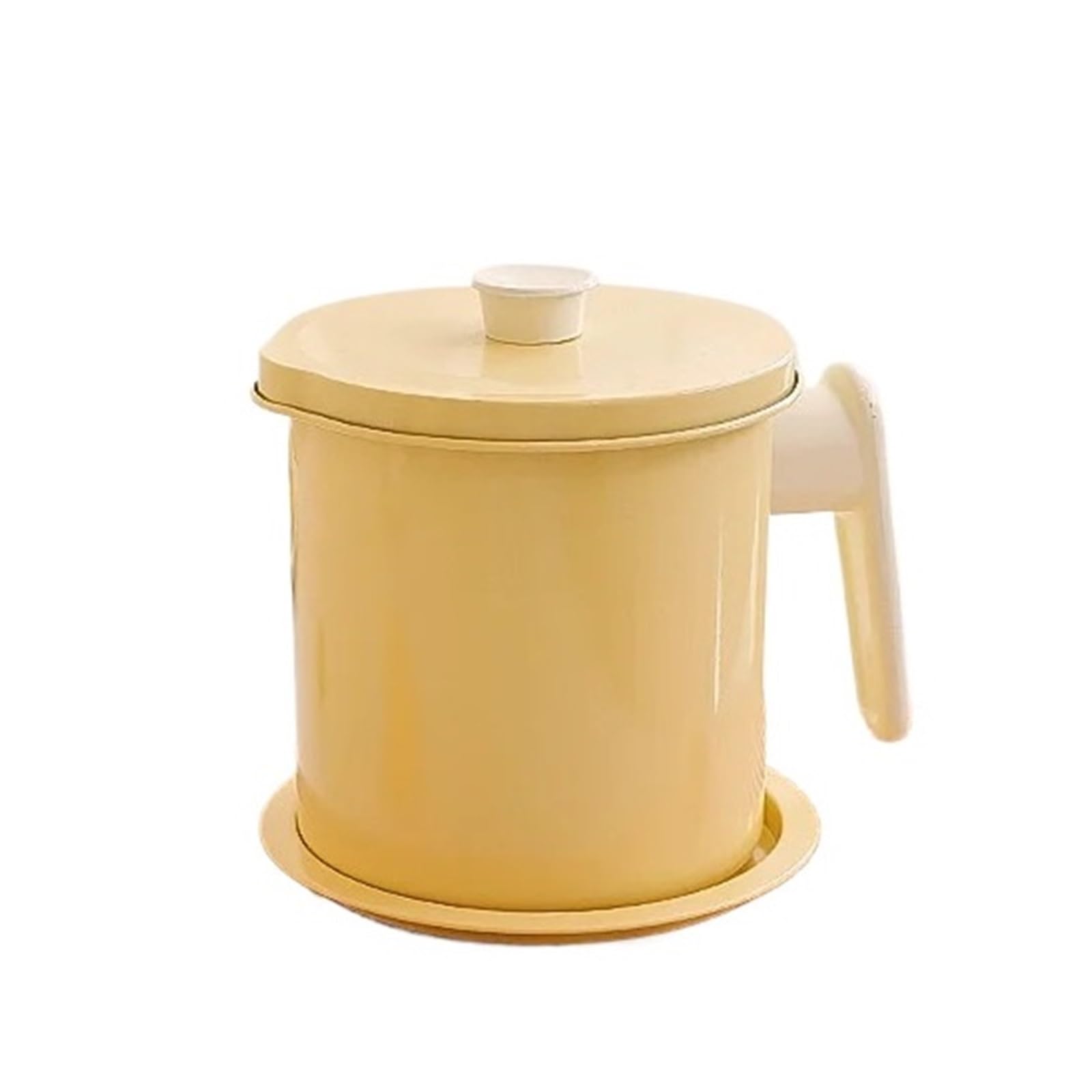 LINYpA66 Stainless Steel Oil Filter Pot 1.4L Stainless Steel Household Oil Filter Pot Kitch`en Lard Storage Tank Grease Separator Strainer Container