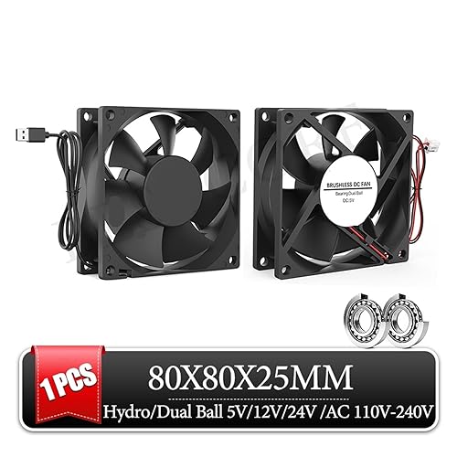 Ventilateur de refroidissement 80mm pour refroidir un boîtier PC de bureau silencieusement